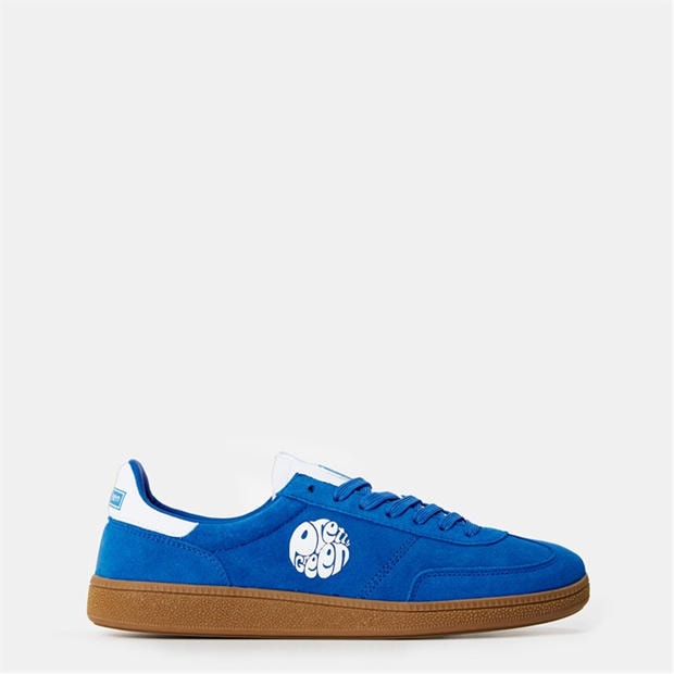 Navy/Sky - Pretty Green - Men's PG Ramblas Low-Top Trainers