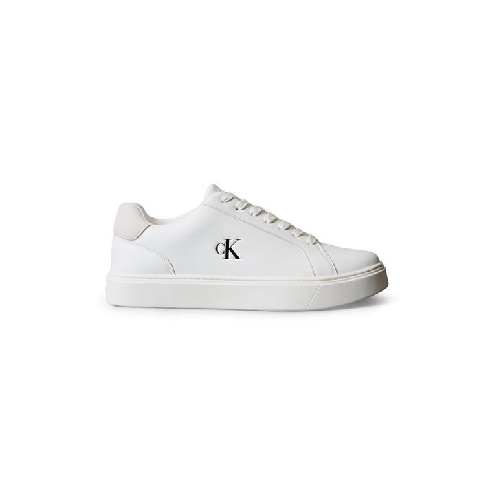 Calvin Klein Men's White Ck Lthr Clssc Cup Sn54 Size 9