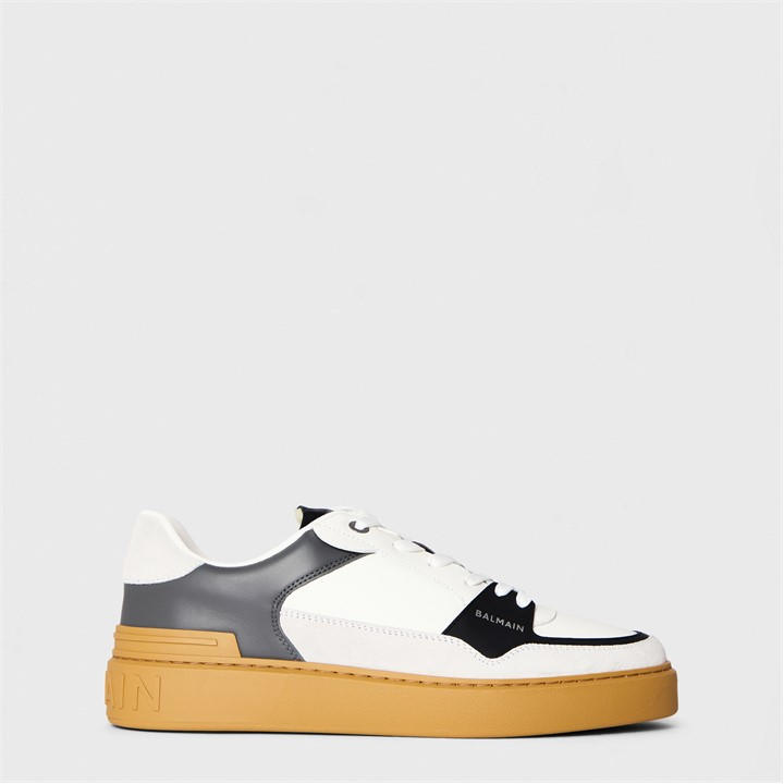 Balmain Men's Grey B Court Flip Low-Top Trainers