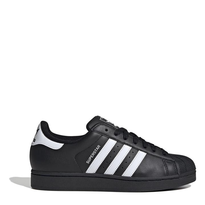 Adidas Originals Men's Black Adidas Superstar Ii Trainers Size 10.5
