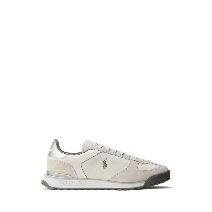 Polo Ralph Lauren Men's White Varick Low-Top Trainers - Size 8
