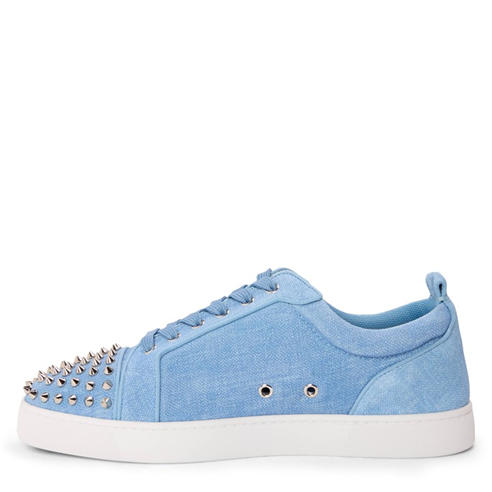 CHRISTIAN LOUBOUTIN - Men's Louis Junior Spikes Suede Trainers
