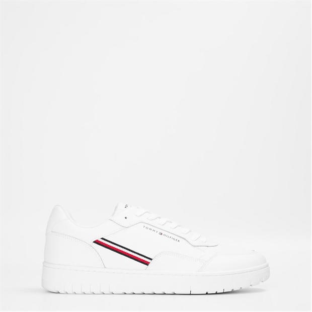 Desert Sky - Tommy Hilfiger - Men's Basket Stripe Low-Top Trainers