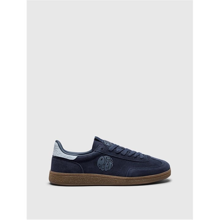 Pretty Green Men's Blue Suede Trainers Size 10
