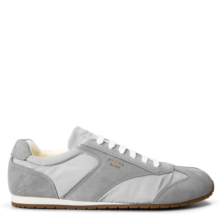 Prada Men's Grey Spark Sneakers - Size 10