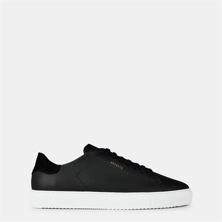 Axel Arigato Men's Black Clean 90 Leather Low Trainers Size 6.5