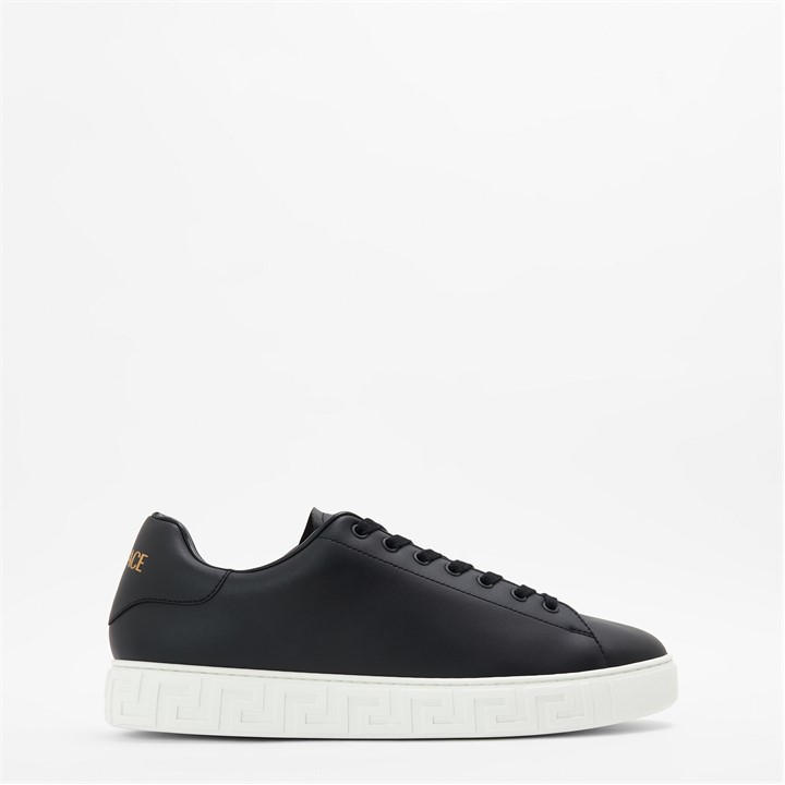 Versace Men's Black Respon Sneak Sn54 Size 10