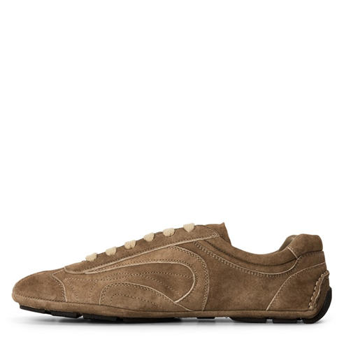 PRADA - Men's Montecarlo Suede Low-Top Trainers
