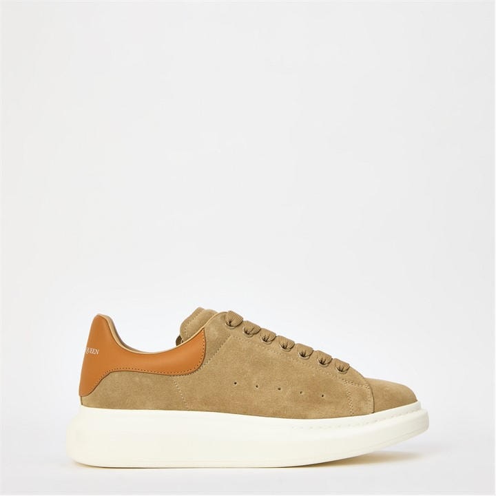 Alexander Mcqueen Men's Beige Oversized Leather Trainers - Size 7