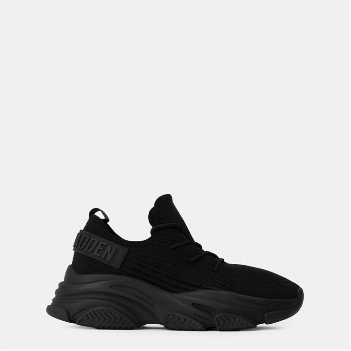 Steve Madden Men's Black Prospect Low-Top Trainers