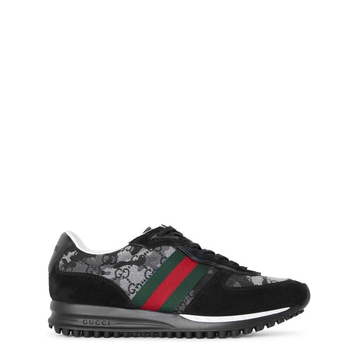 Gucci Men's Black Runners - Size 9