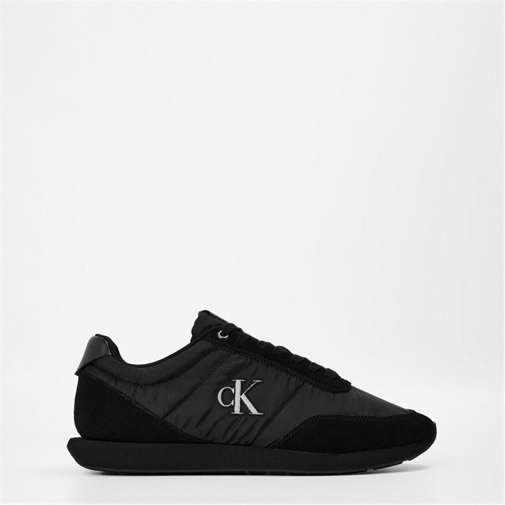 Calvin Klein Men's Black Ck Retro Rnr Sn54 Size 8