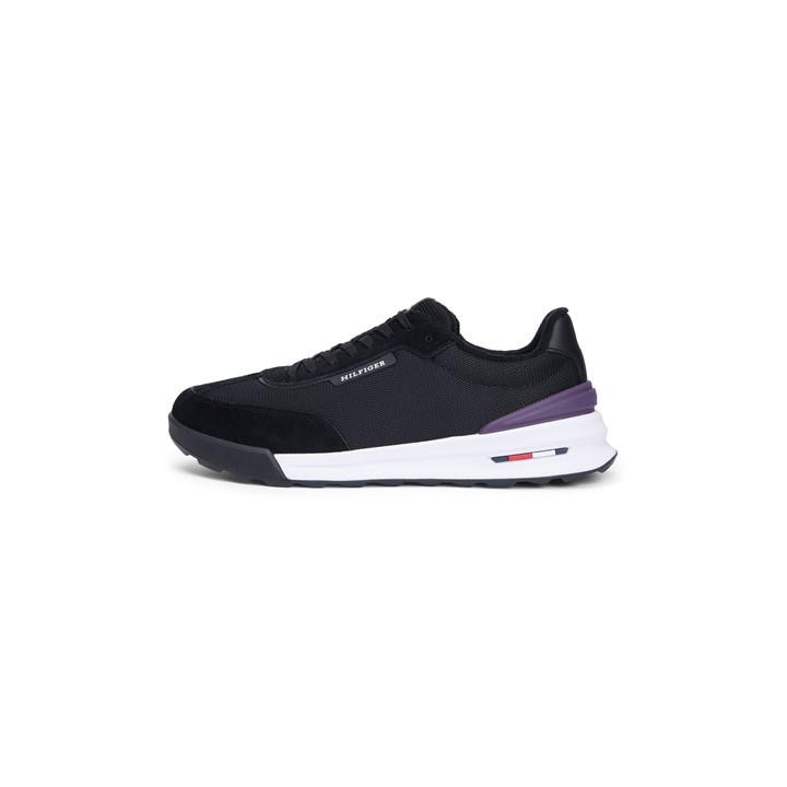 Tommy Hilfiger Men's Black Tommy Retro Runner Sn61