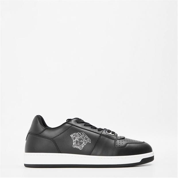 White - VERSACE - Men's Medusa Sneak Low-Top Trainers