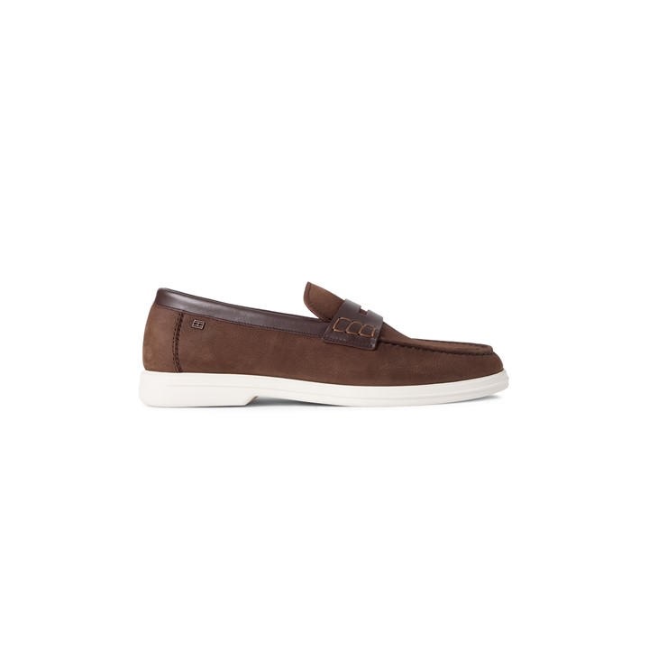 Tommy Hilfiger Men's Brown Tommy Mix Nubk Lfr Sn62