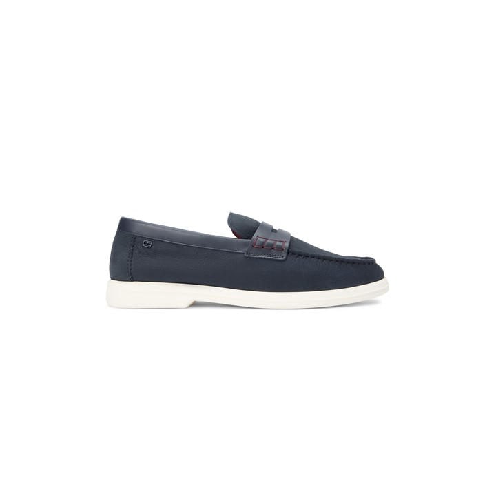 Tommy Hilfiger Men's Blue Tommy Mix Nubk Lfr Sn62