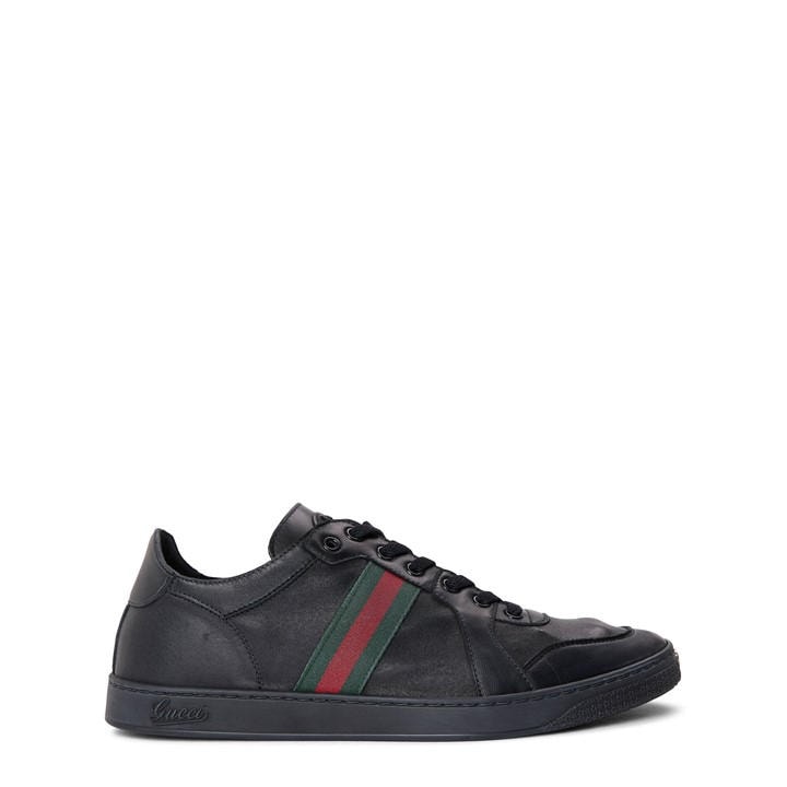 Gucci Men's Black Low-Top Trainers - Size 8