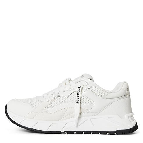 OFF WHITE - Men's Kick Off Run Leather Lace-Up Runners