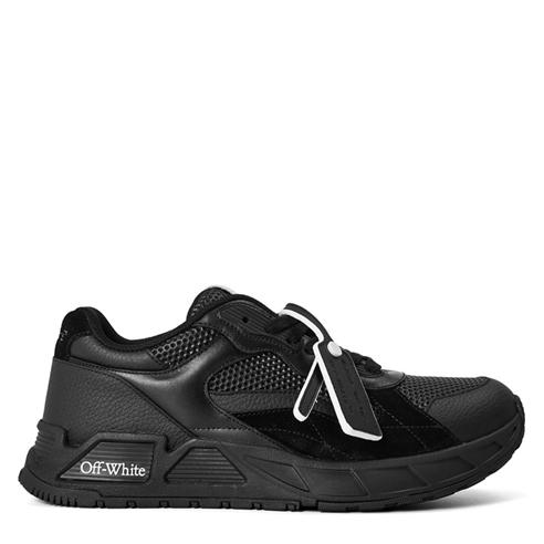 OFF WHITE - Men's Kick Off Run Leather Lace-Up Runners