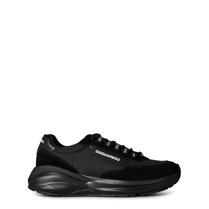 Dsquared2 Men's Black Suede Dash Sneakers