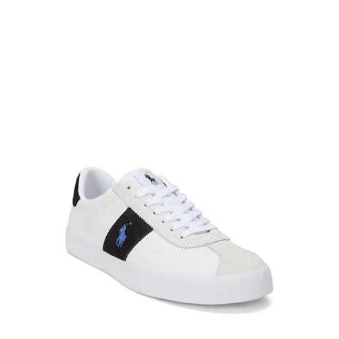 POLO RALPH LAUREN - Court Vulc Leather Suede Trainers