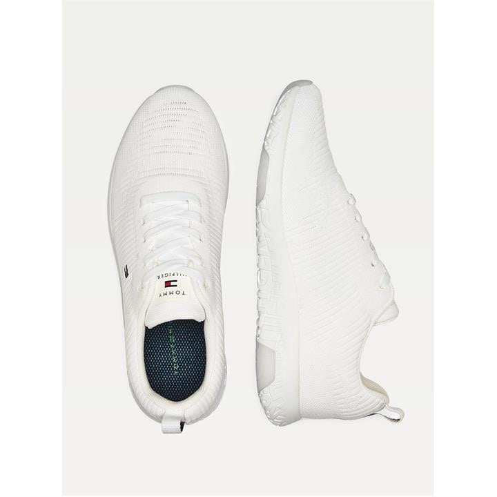 Tommy Hilfiger Men's White Tevo Run Trainers Size 9