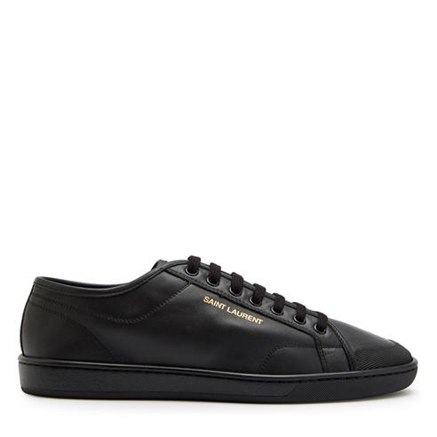 Saint Laurent - Men's Leather Low-Top Trainers