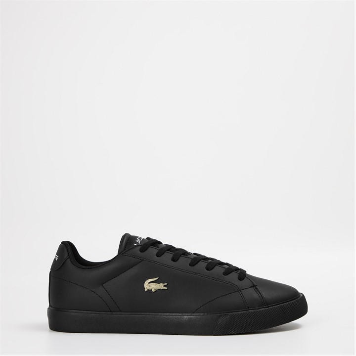 Lacoste Men's Black Lerond Pro Leather Size 7