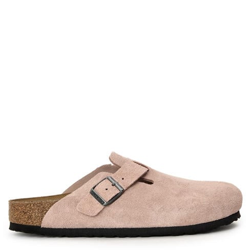 BIRKENSTOCK - Boston Suede Flat Sandals
