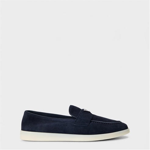 PRADA - Suede Loafers