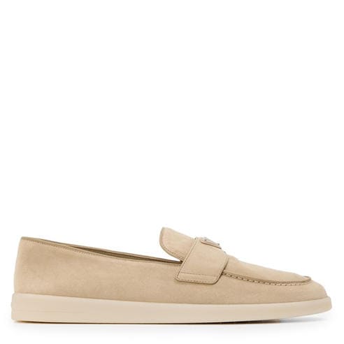 PRADA - Suede Loafers