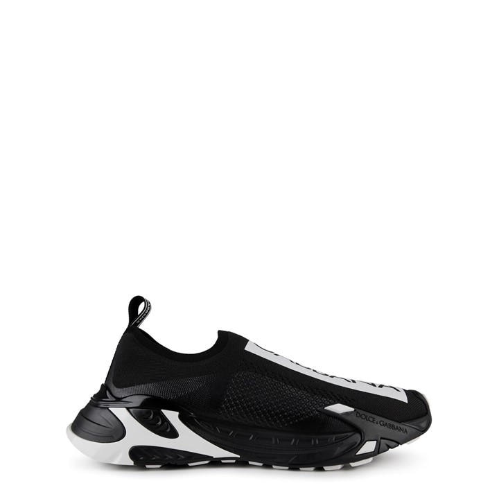 Dolce And Gabbana Men's Black New Sorrento Mesh Sneakers Size 7