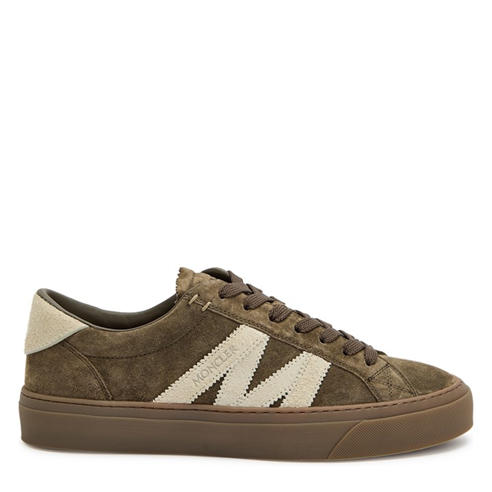 Moncler - Men's Mon Monaco Suede Low-Top Trainers