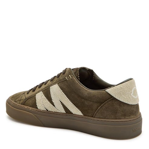 Moncler - Men's Mon Monaco Suede Low-Top Trainers