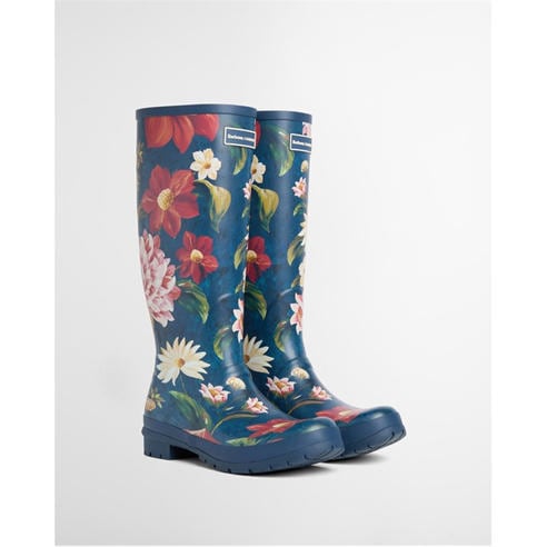 BARBOUR X FARM RIO - Women's Wellington Boots