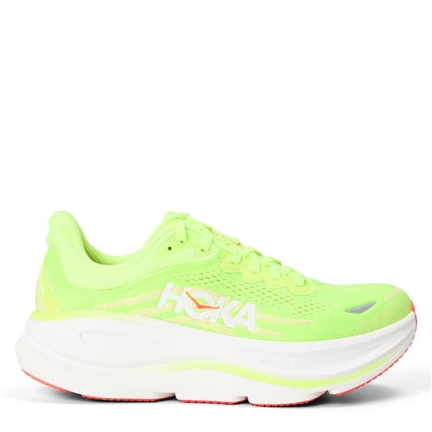 Oat Milk/Rose - HOKA - Bondi 9 Running Trainers