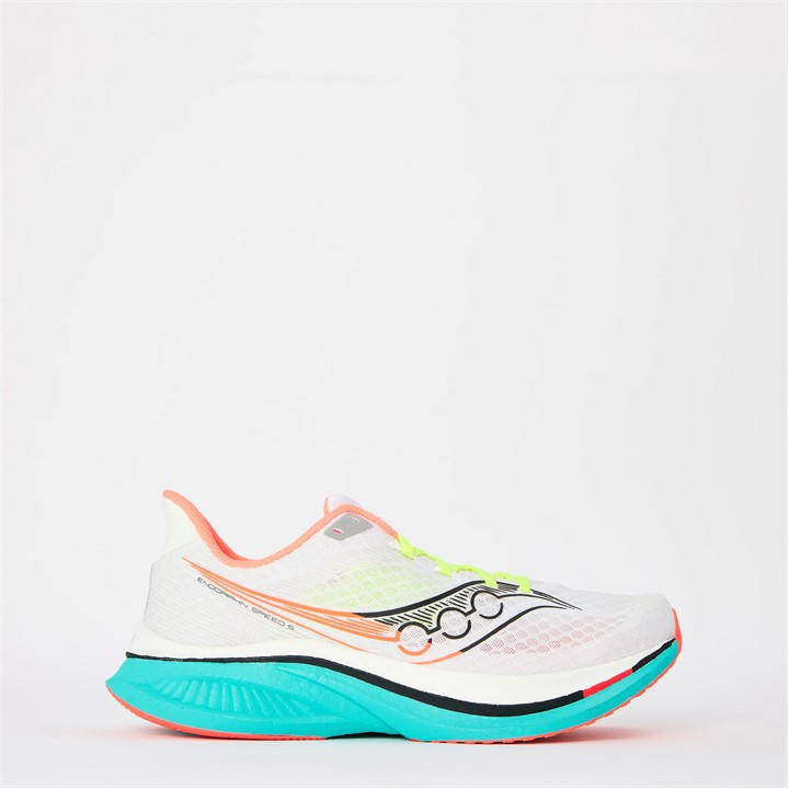 Saucony Men’s End Speed Road Running Shoes – White