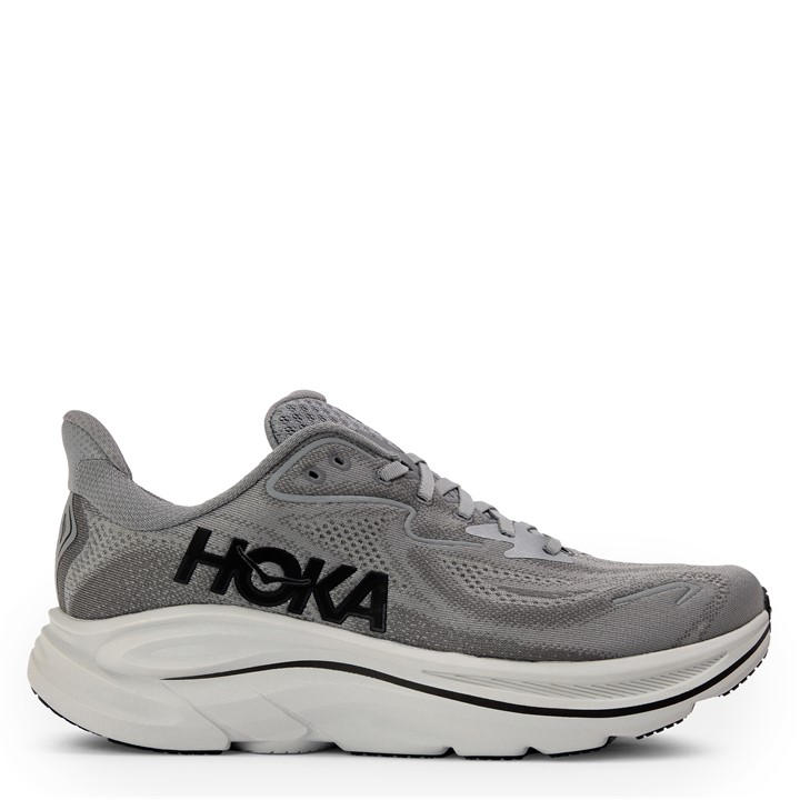 Hoka Men's Grey Clifton 10 Trainers Size 11