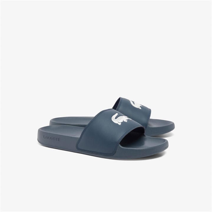 Lacoste Men's Blue Serve Sliders Size 12