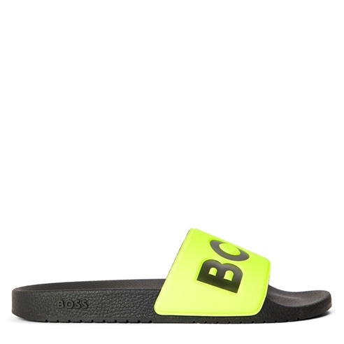 Boss - Mens BOSS Comfy Slider Sandals with Logo Detail (Aryeh)