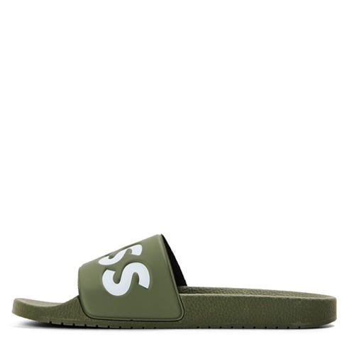 Boss - Mens BOSS Comfy Slider Sandals with Logo Detail (Aryeh)