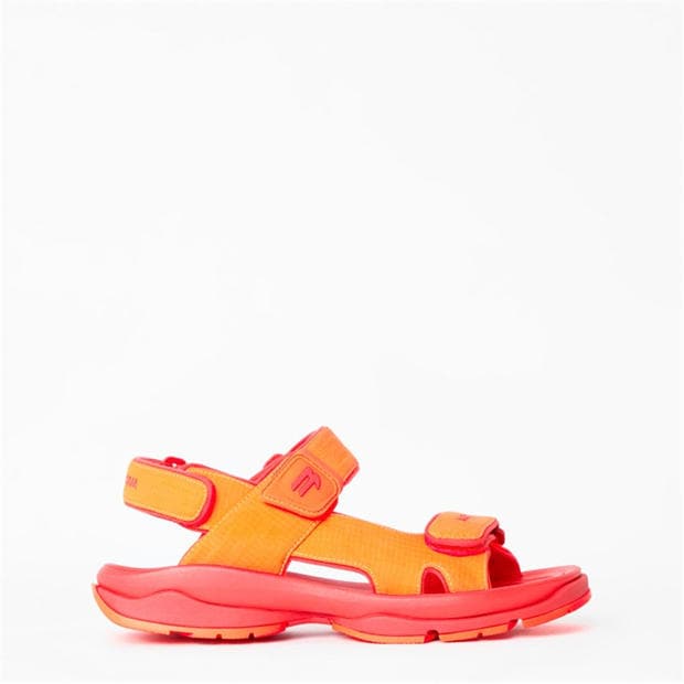 Red/Black - BALENCIAGA - Men's Flat Sandals