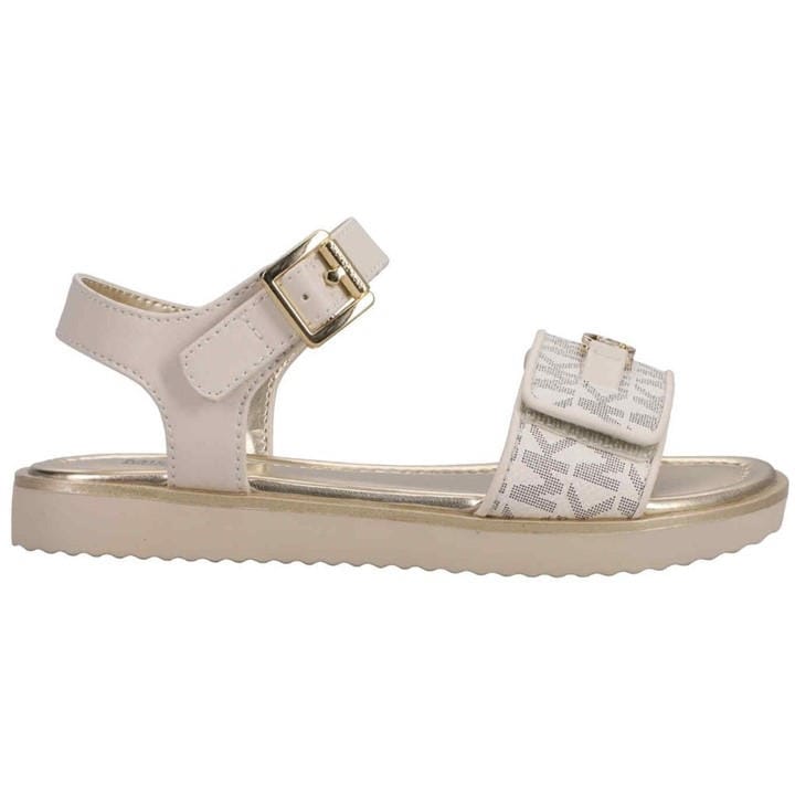 Michael Michael Kors Girls Gold Kids' Flat Sandals - Size 1