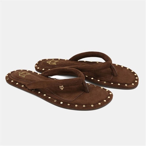 NAKED WOLFE - Grenada Leather Flip Flop