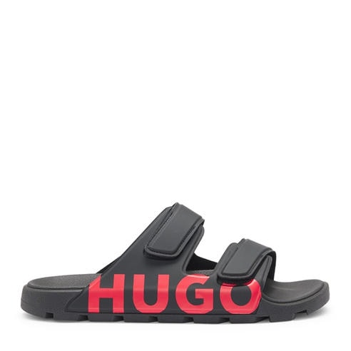 Hugo - Mens HUGO Signature Logo Sandals with Adjustable Straps (Evander)