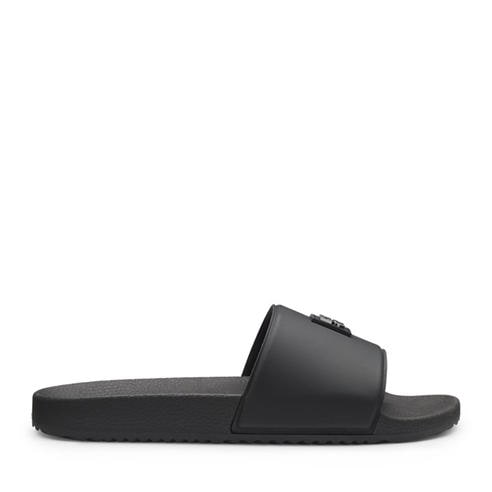 Hugo - Mens HUGO Iconic Metal Stacked Logo Sliders