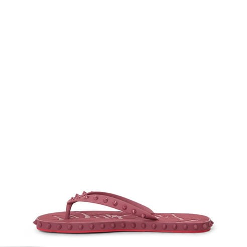 CHRISTIAN LOUBOUTIN - Women's Super Loubi Rubber Flip Thong Sandals