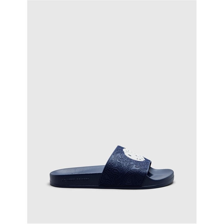 Pretty Green Men's Blue Okala Embossd Sli Size 8