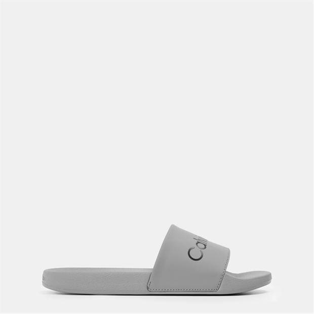 Black/Grey - Calvin Klein - Pool Logo Sliders