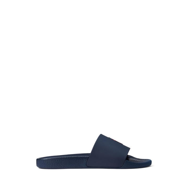 Polo Ralph Lauren Men's Blue Pool Slides - Size 12